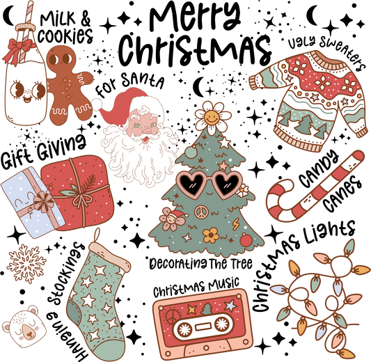 Christmas Things DTF Transfer