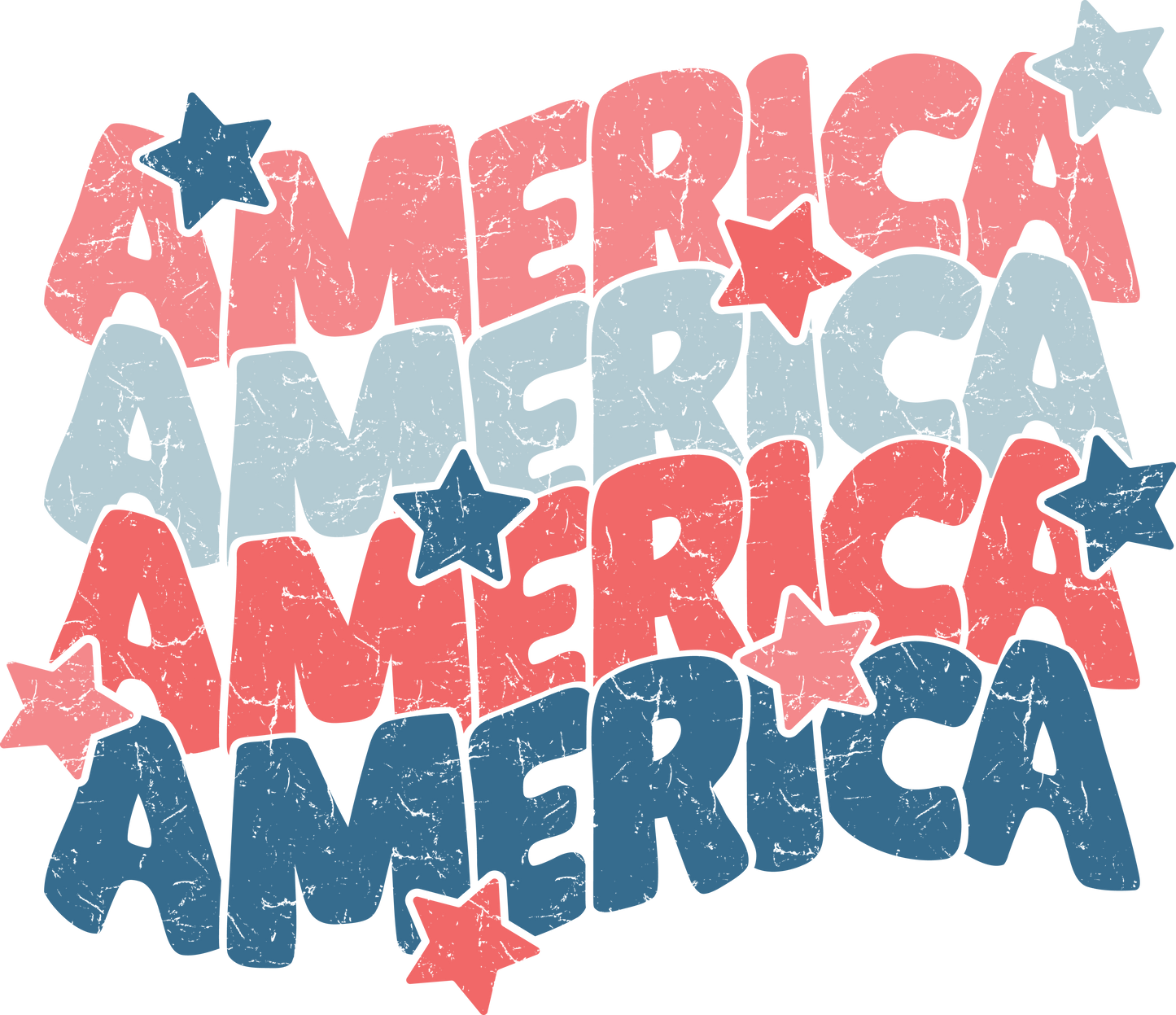 America America America DTF Transfers