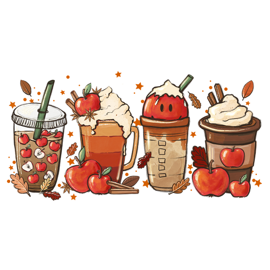Apple Cider Latte DTF Transfer