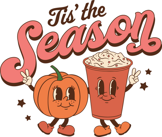 Pumpkin Tis the Season DTF Transfer