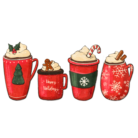 Red Hot Chocolate DTF Transfer