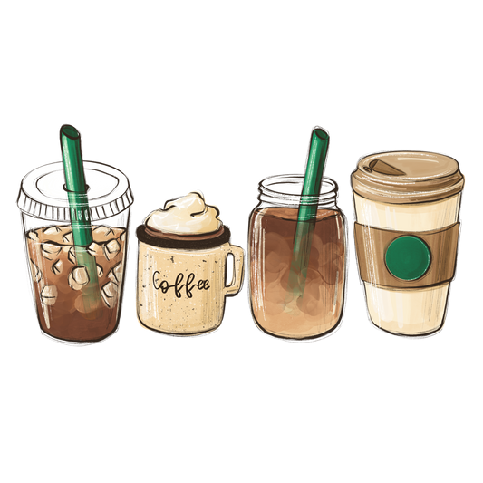 Coffee DTF Transfer