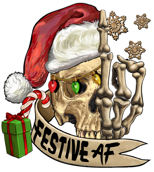 Festive AF DTF Transfer