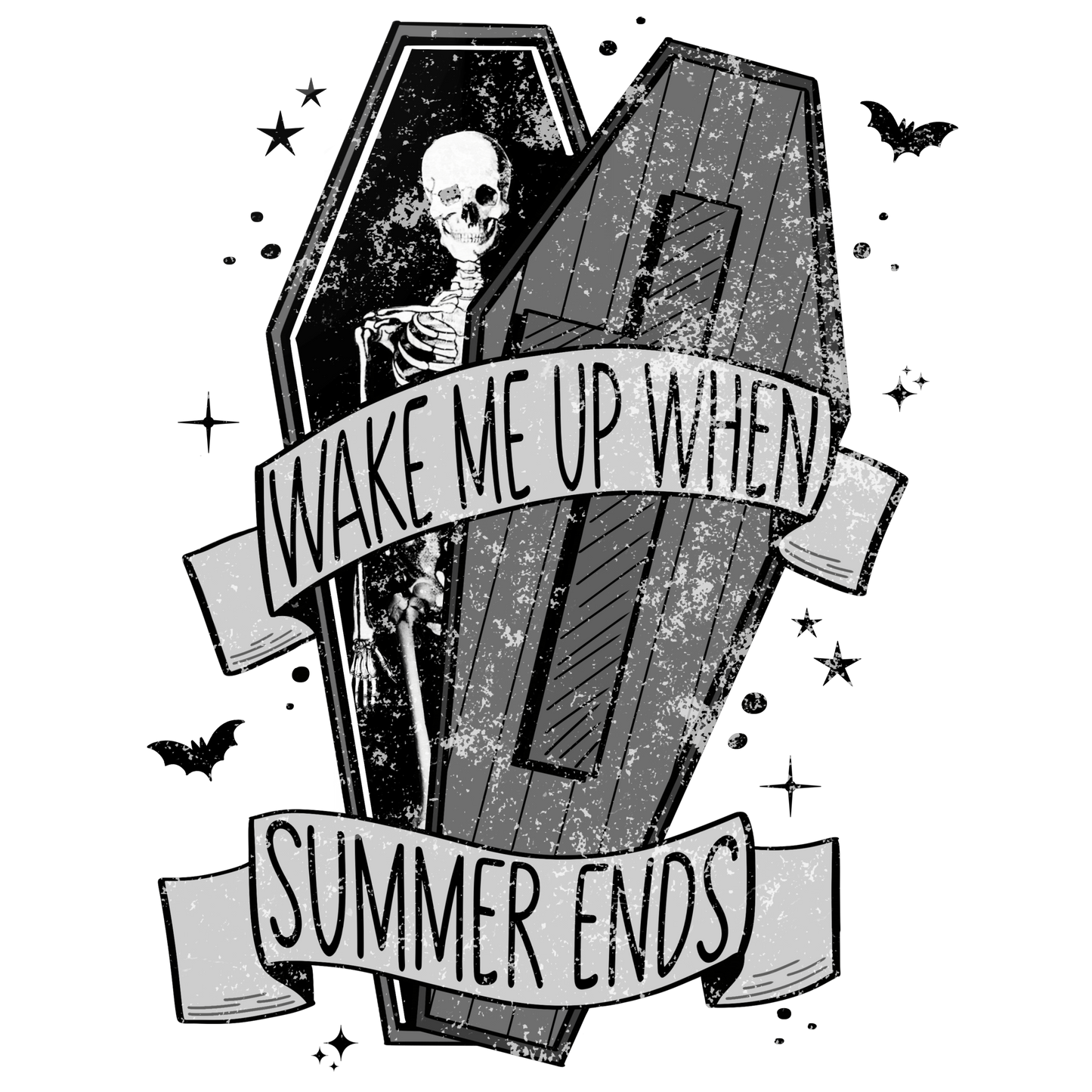 Wake Me Up When Summer Ends DTF Transfer
