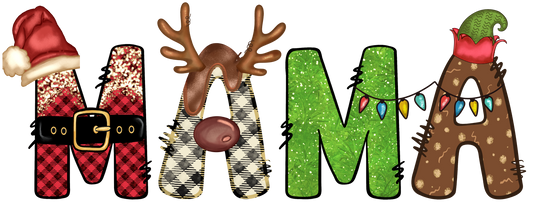 Christmas Mama DTF Transfer