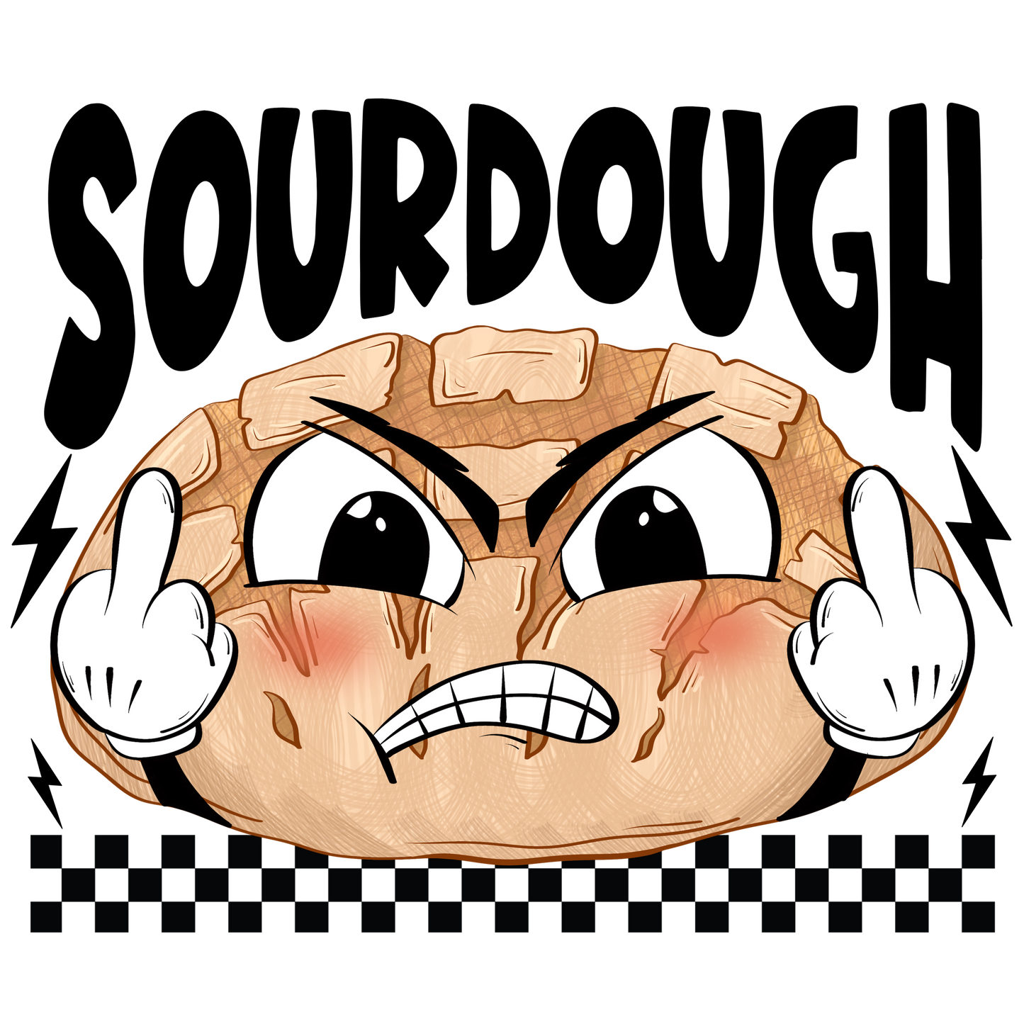 Angry Sourdough DTF Transfer