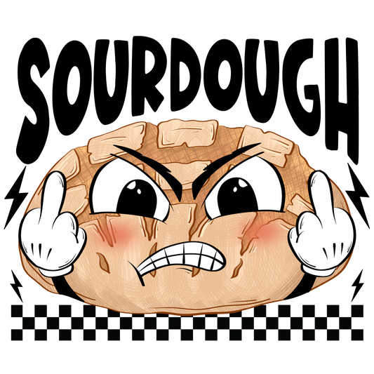 Angry Sourdough DTF Transfer