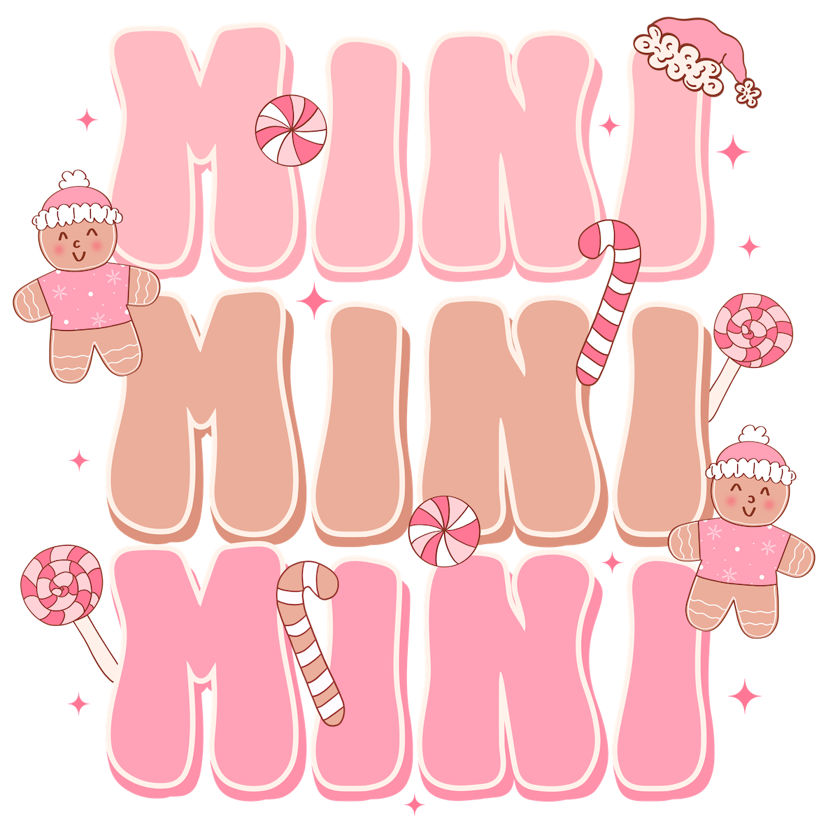 Pink Mini DTF Transfer