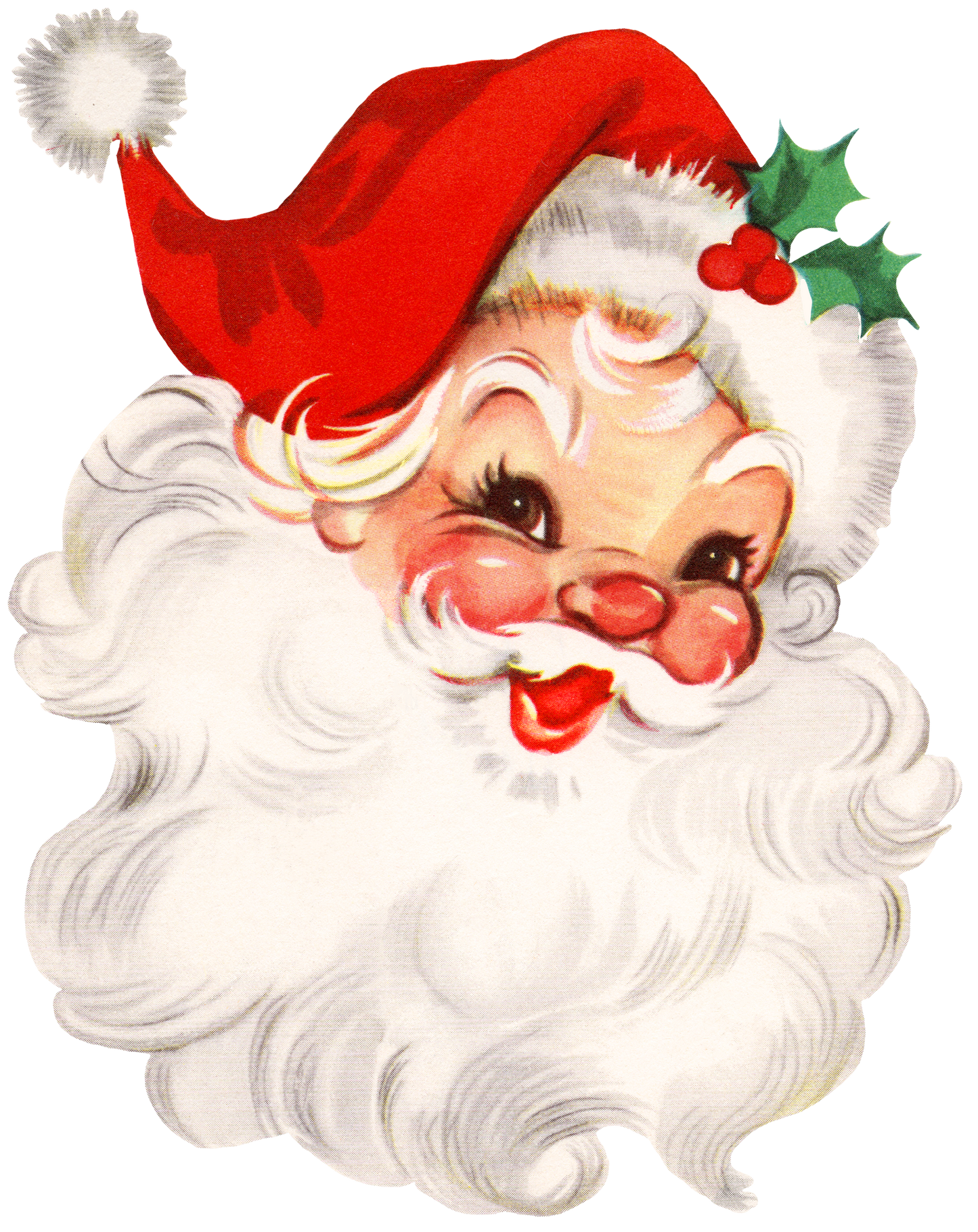 Vintage Santa DTF Transfer