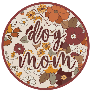 Floral Dog Mom DTF Transfers