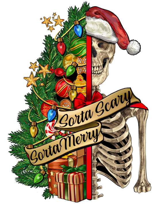 Sorta Merry Sorta Scary DTF Transfer