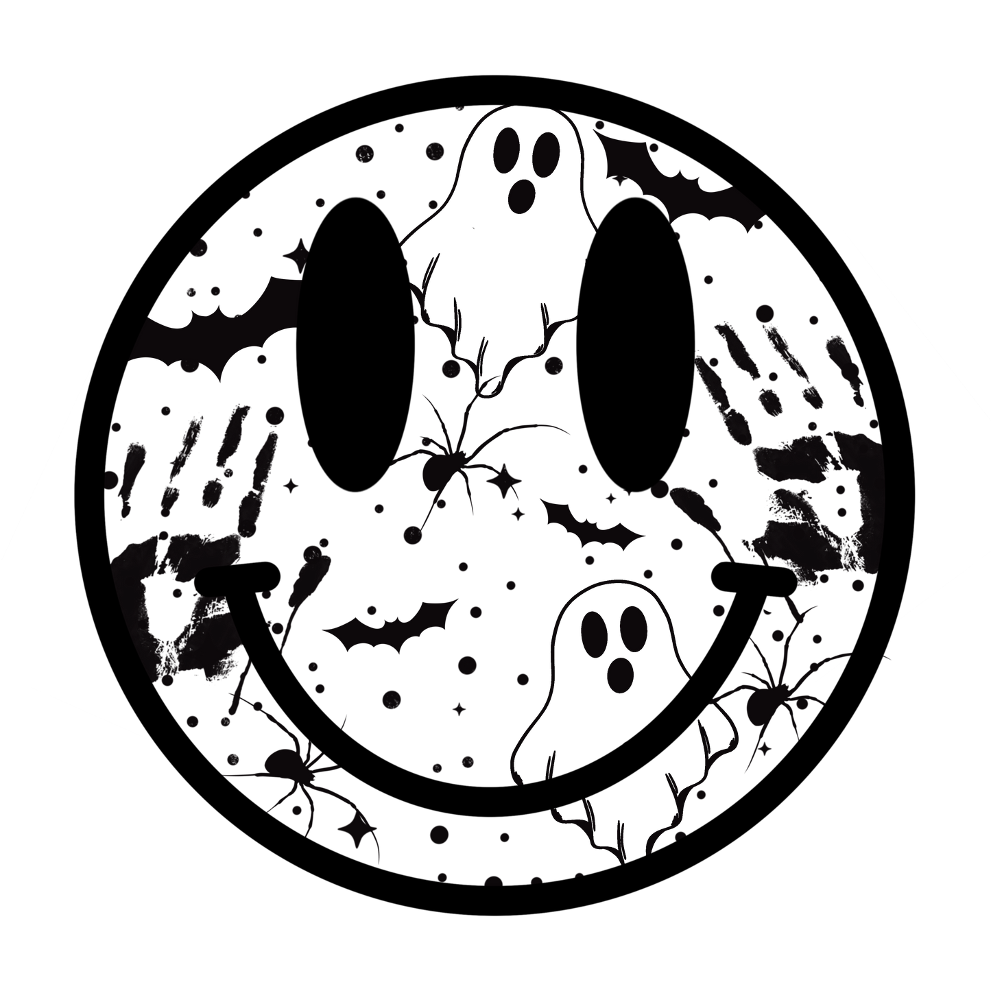 Horror Smiley DTF Transfer