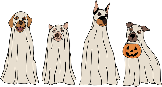 Dog Halloween DTF Transfer