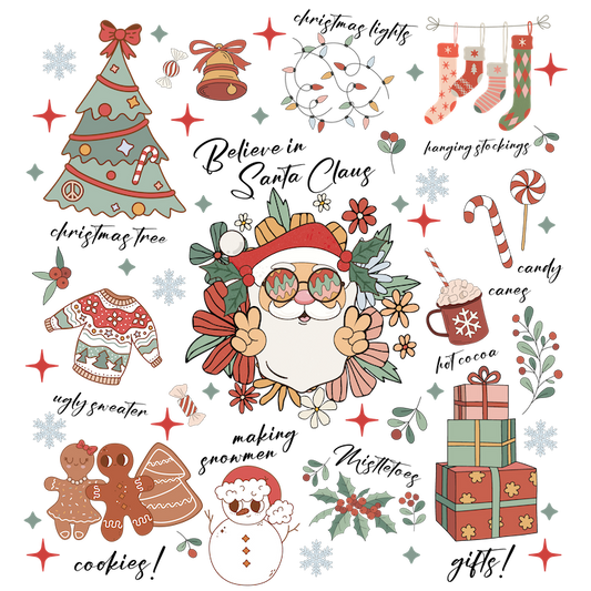 Believe in Santa DTF Transfer