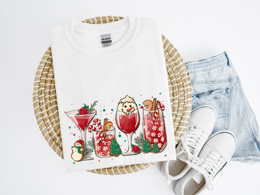Christmas Cocktail Shirt/Crew