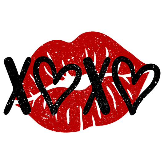 XOXO Lips DTF Transfer
