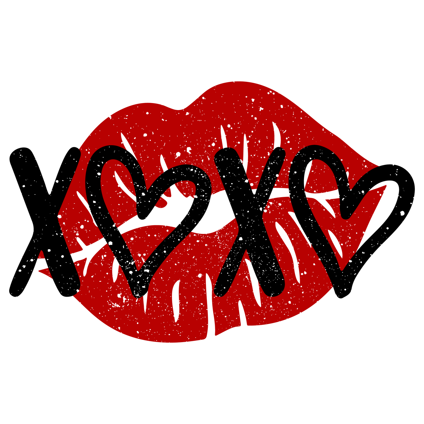 XOXO Lips DTF Transfer