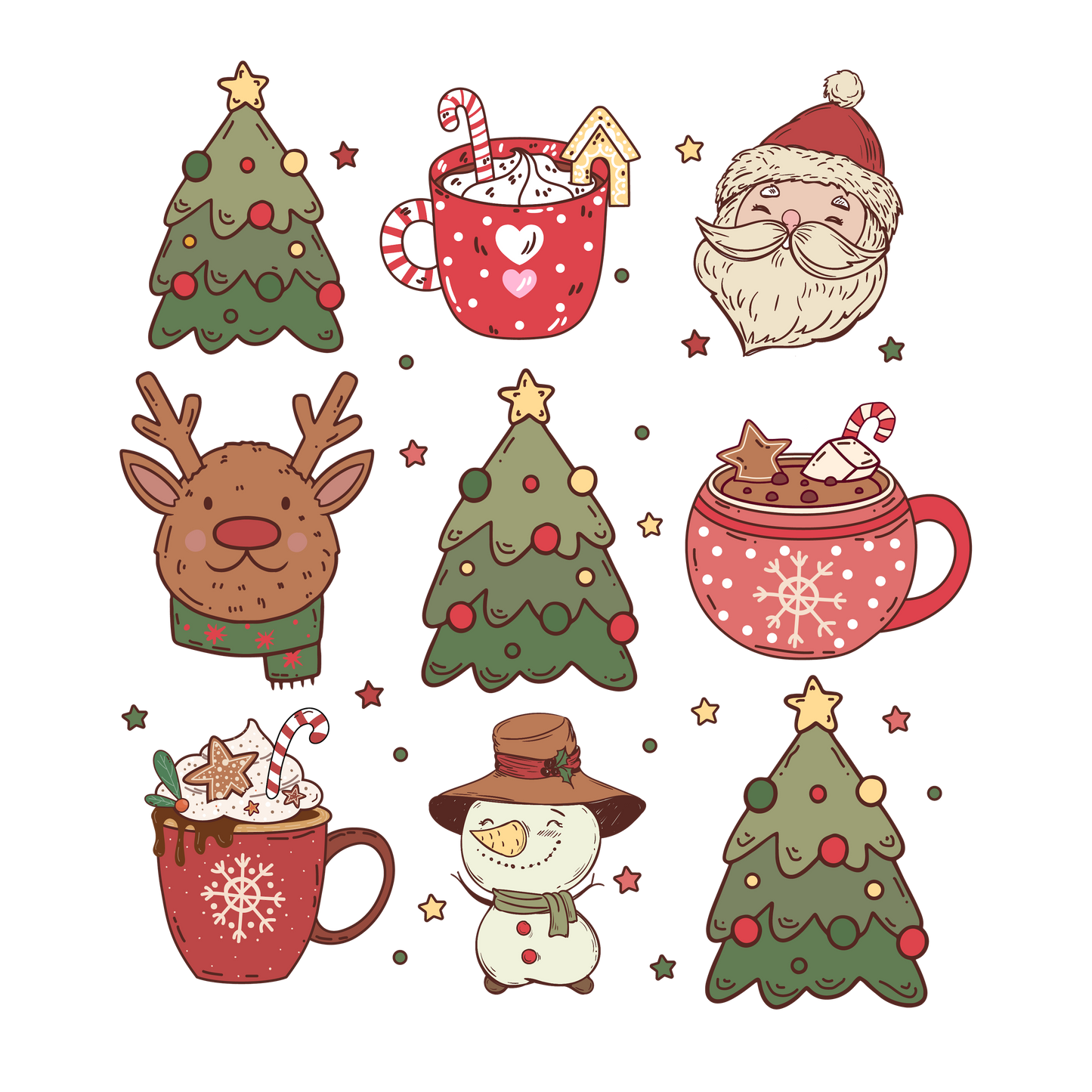 Everything Christmas DTF Transfer