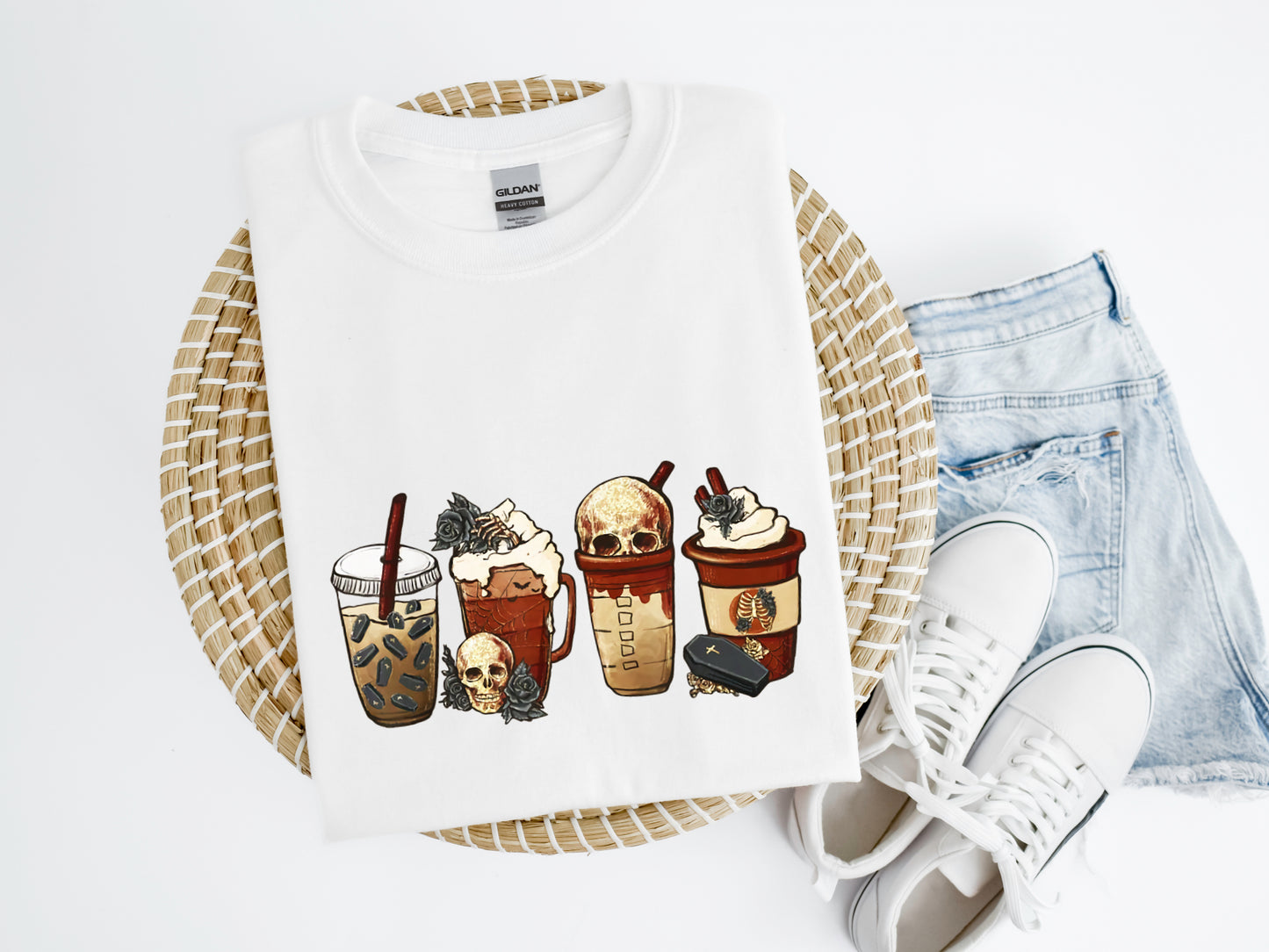 Horror Coffee Latte Shirt/Crew