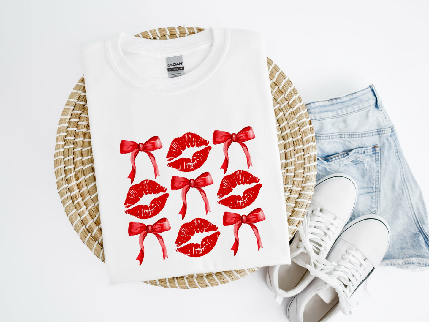 Lips and Bows Shirt/Crew