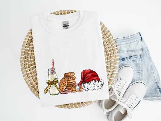 Milk Cookies Santa Shirt/Crew