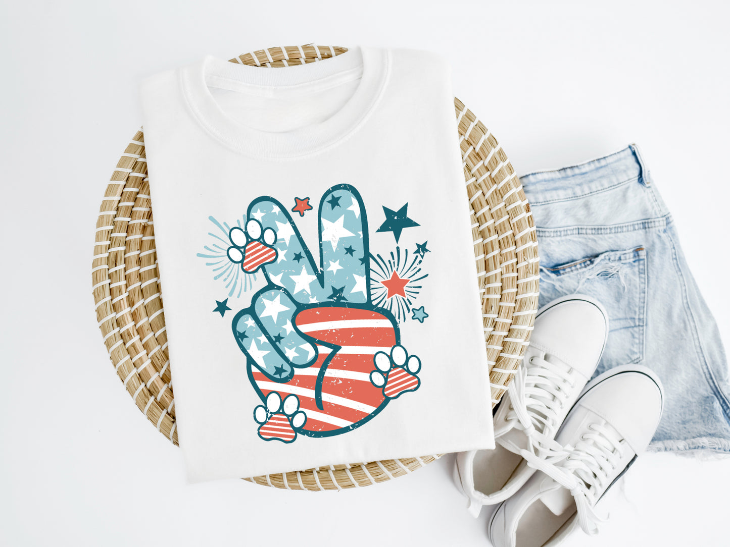 Dog Mom Peace Shirt/Crew