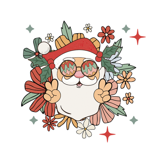 Groovy Santa DTF Transfer