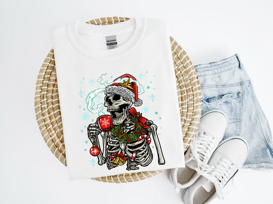 Skeleton Coffee Shirt/Crew