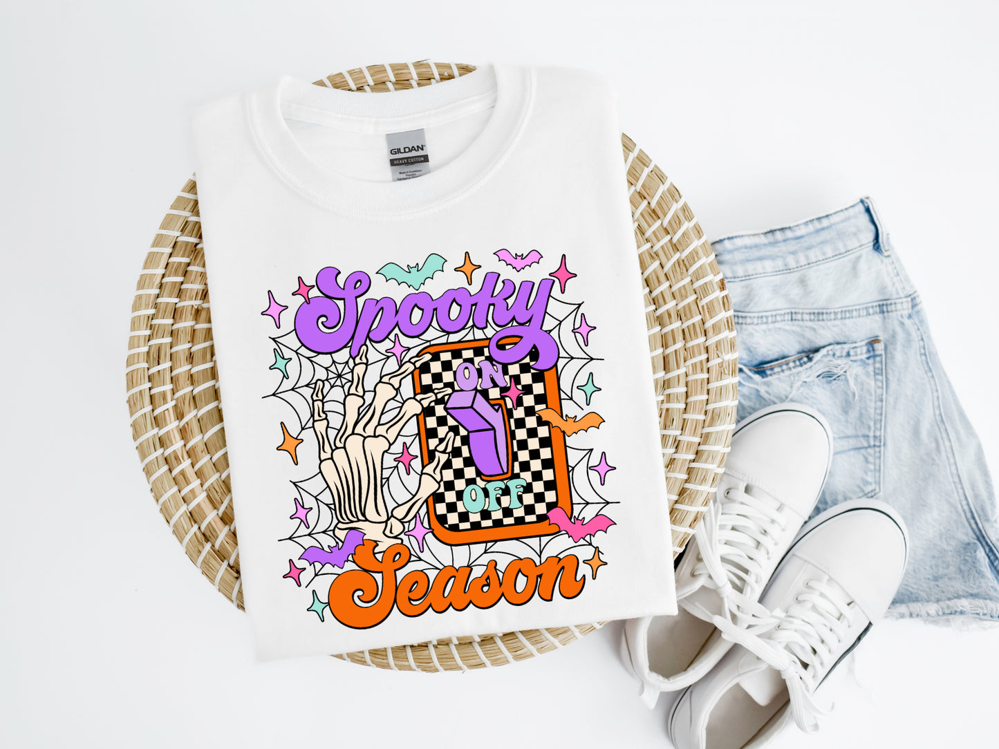 Spooky Season On Shirt/Crew