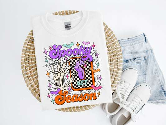 Spooky Season On Shirt/Crew