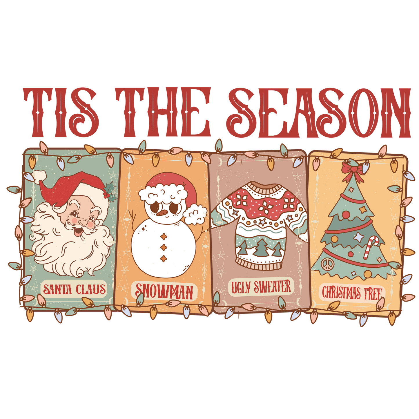 Tis the Season Christmas DTF Transfers