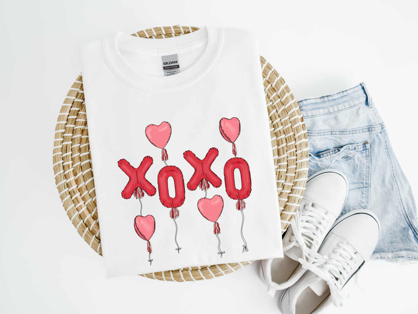 XOXO Balloon Shirt/Crew