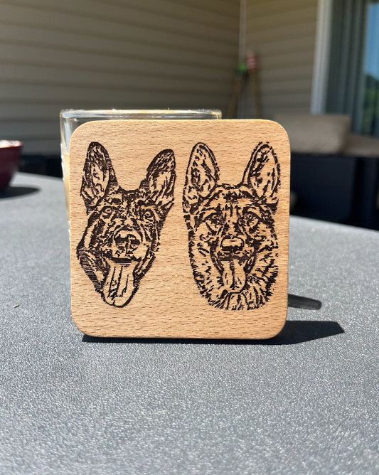 Pet Portrait Coasters