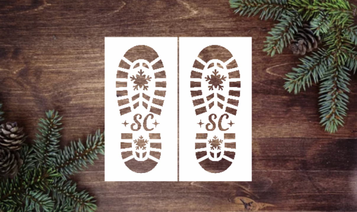 Santa Boot Prints