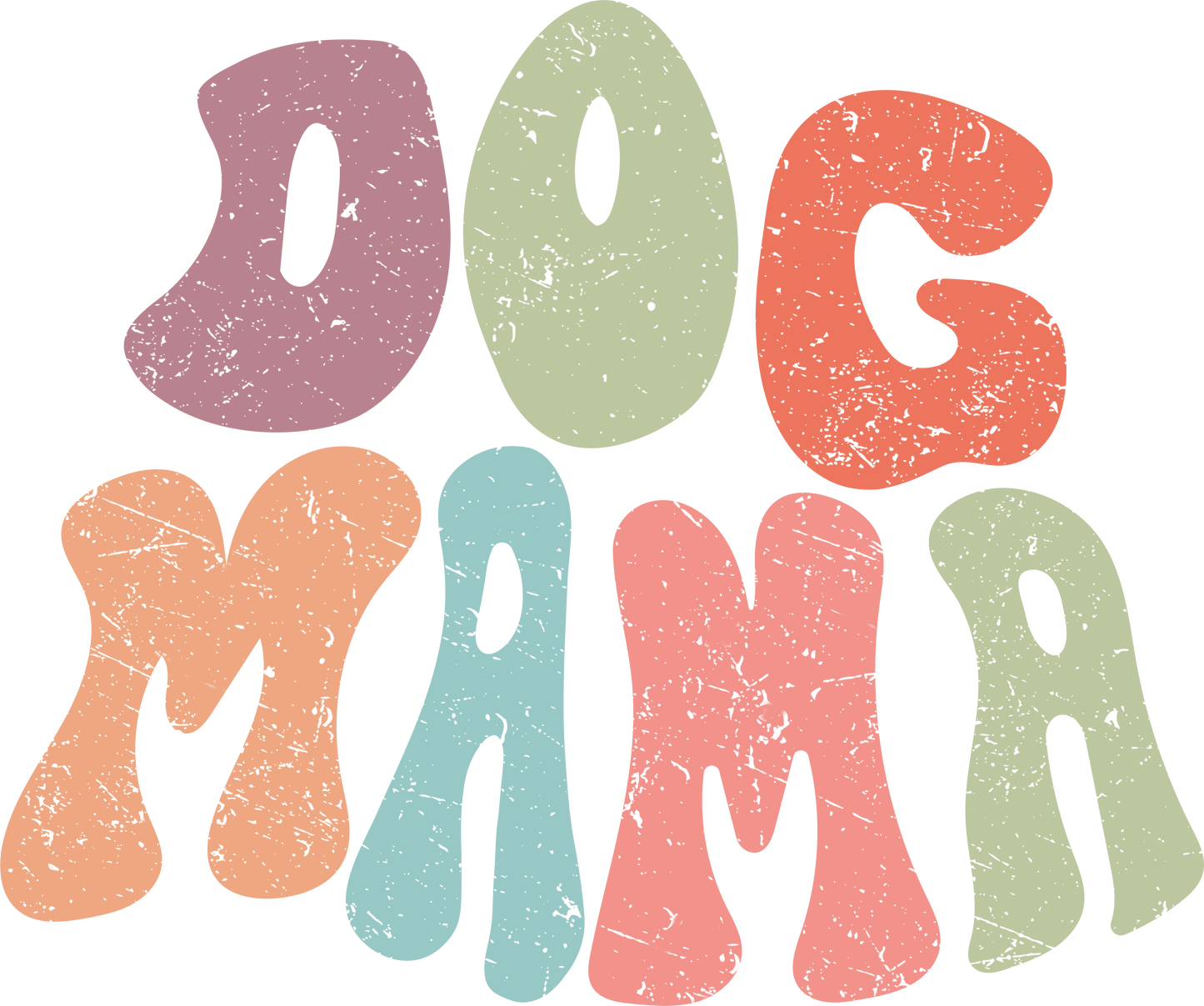 Retro Dog Mama DTF Transfer