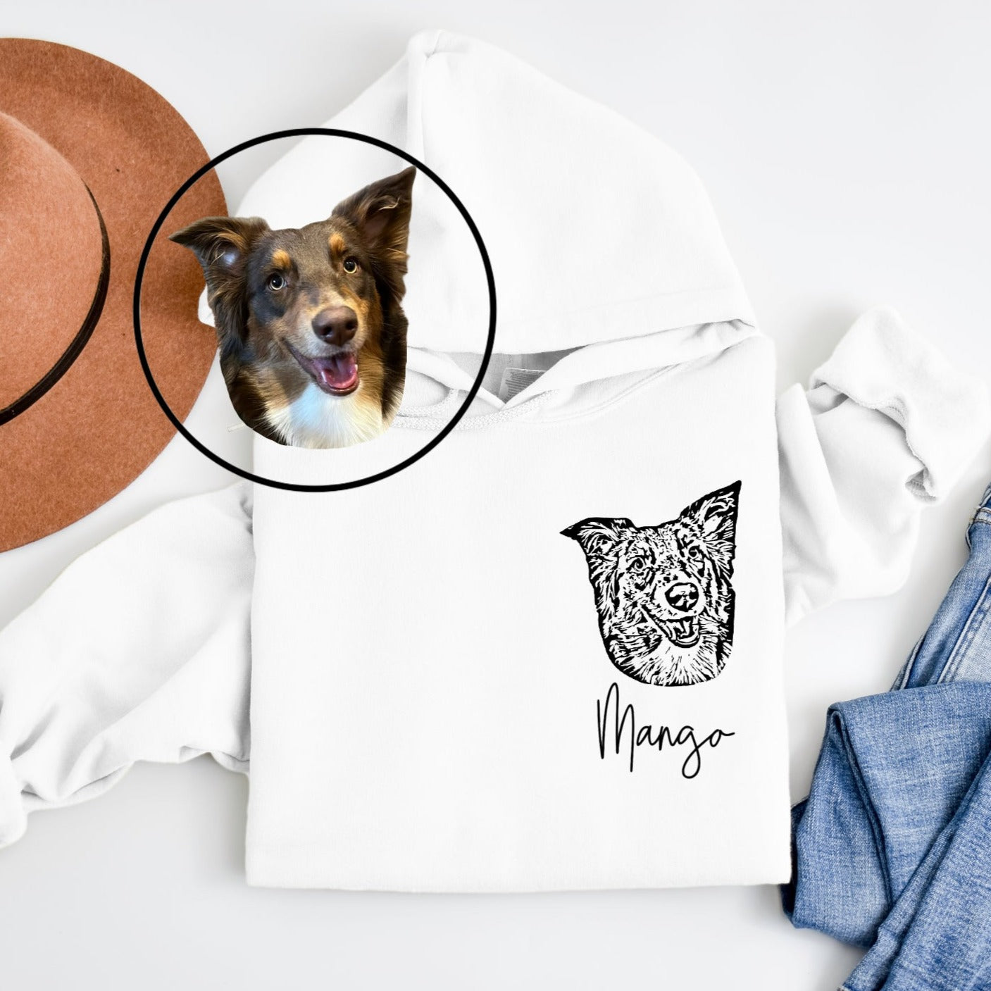 Custom Dog Sweatshirt with Hood