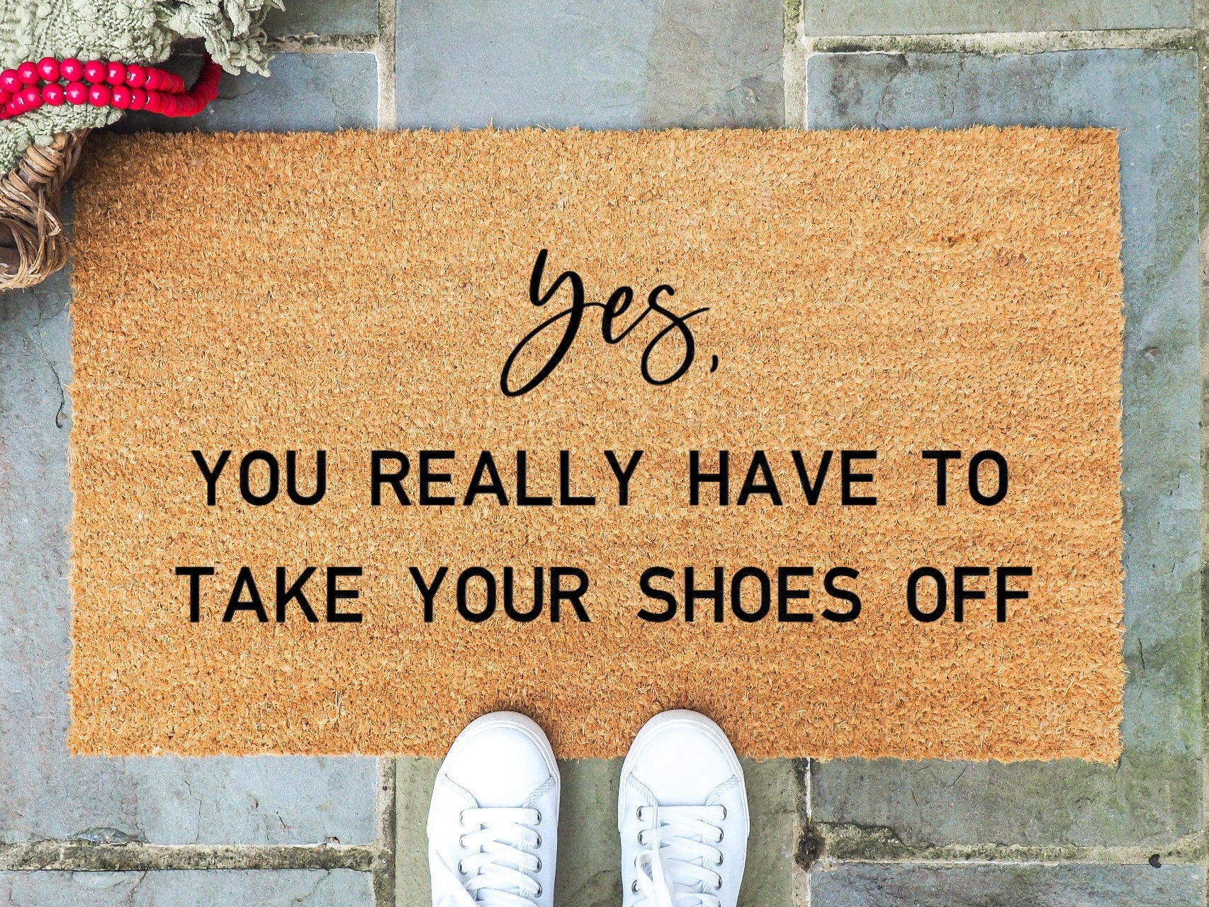 Take Your Shoes Off Doormat