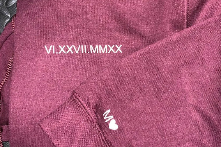 Roman Numerals Hoodie