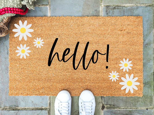 Daisy Doormat / Spring Doormat