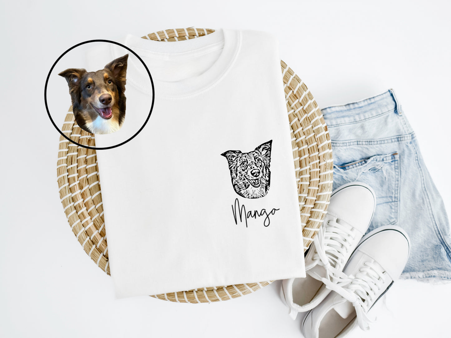 Custom Dog Portrait Shirt