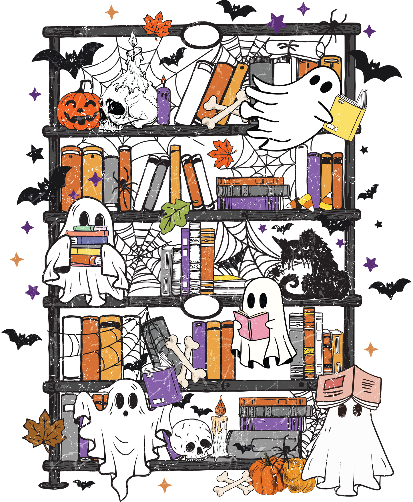 Ghost Book DTF Transfer