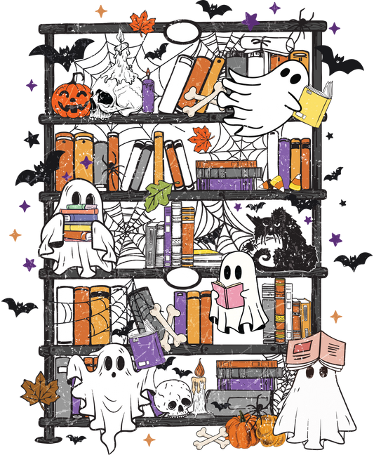 Ghost Book DTF Transfer