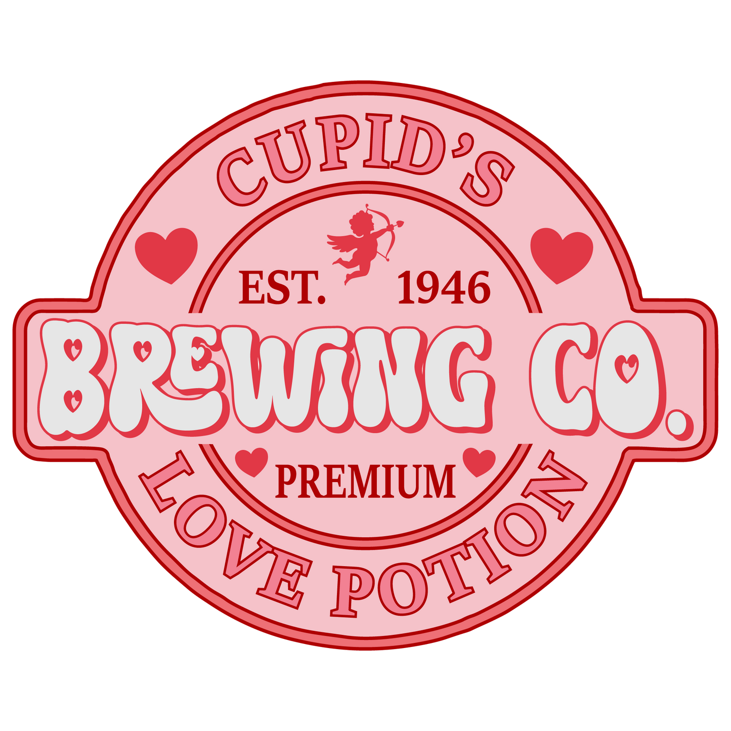 Cupid's Brewing Co DTF Transfer