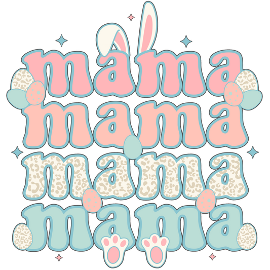 Bunny Mama UV DTF Transfer