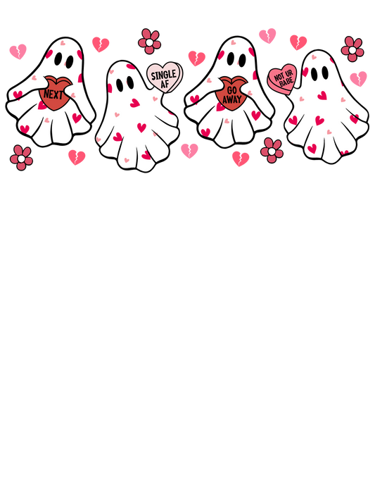 Valentine Ghosts DTF Transfer