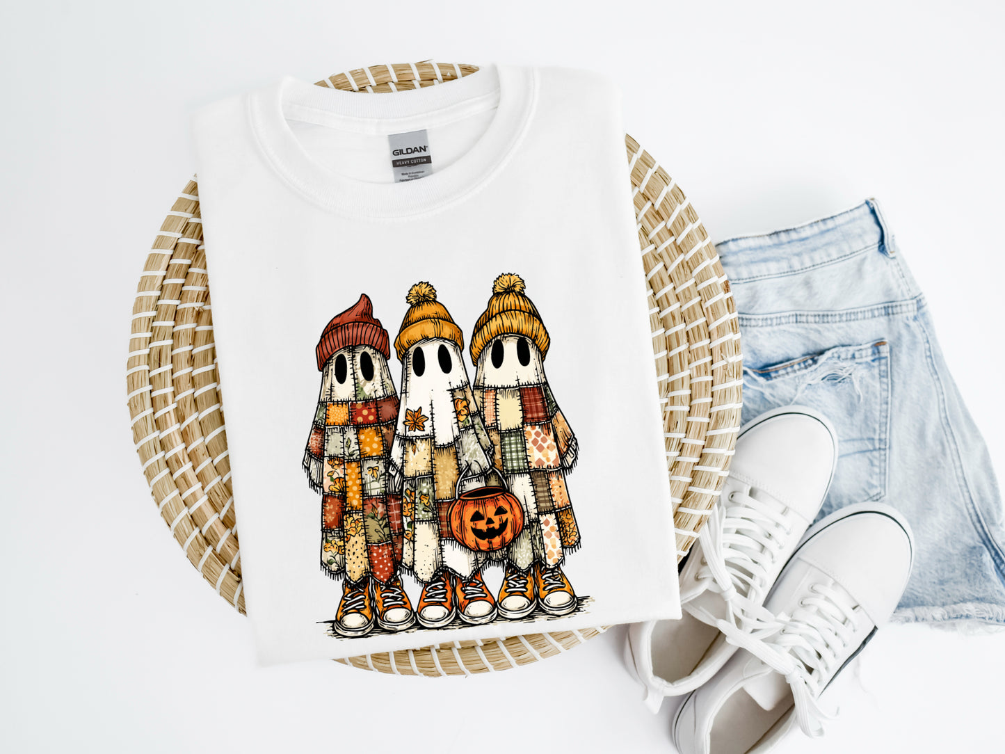 Patch Ghost Shirt/Crew