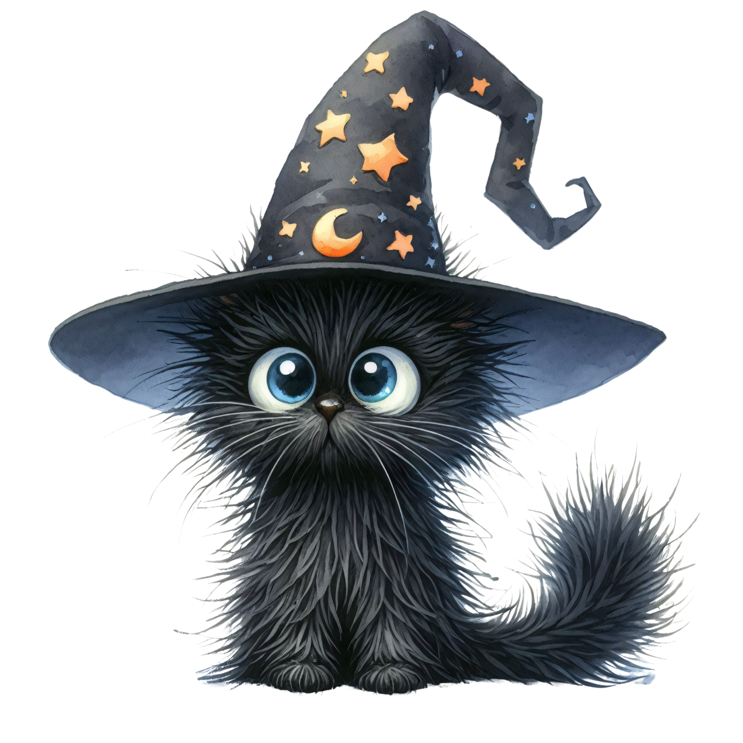 Hat Cat DTF Transfer