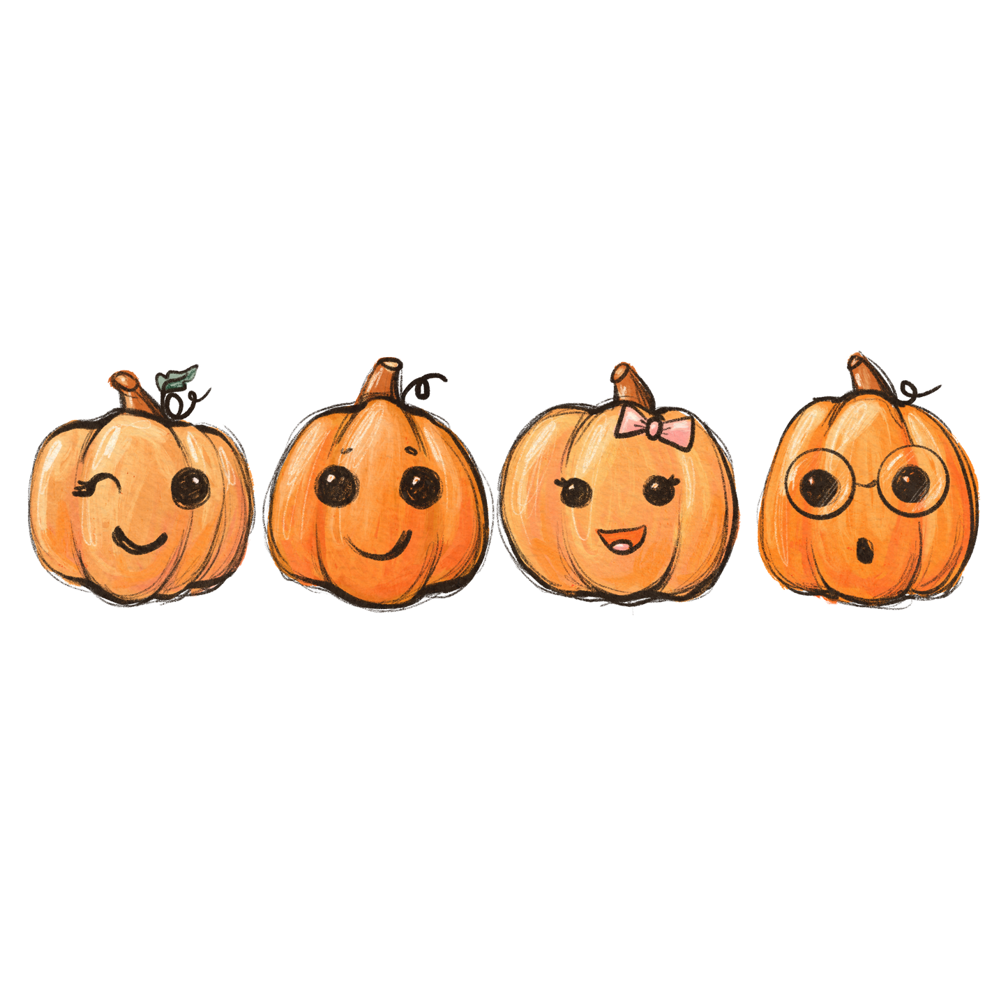 Little Pumpkins DTF Transfer