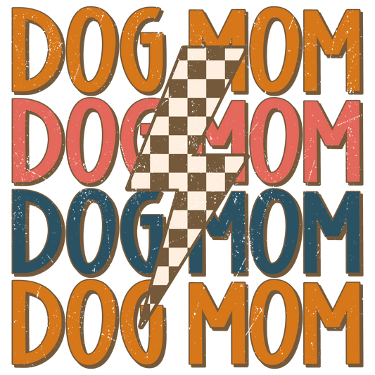 Dog Mom UV DTF Transfer