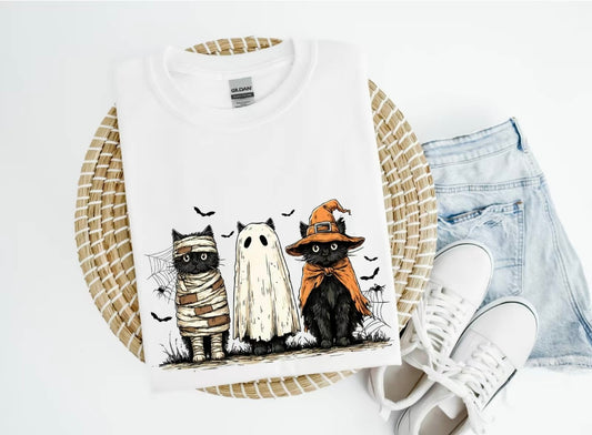 Three Cats Shirt/Crew